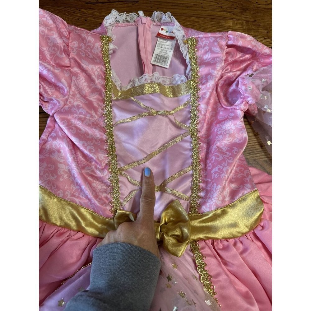 PRINCESS Party Childs Sz 5 Dress Costume BEAUTIFUL!! Hooped - Picture 8 of 9
